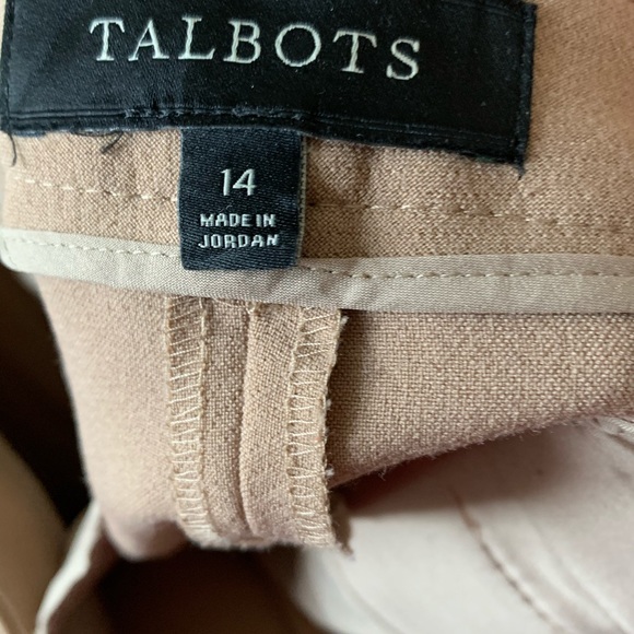 Beige classic fit pants - Picture 2 of 3